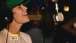 Justin bieber grabando su último single: "Boyfriend"