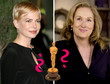 Michelle Williams y Meryl Streep son las dos grandes favoritas para llevarse el Oscar a la mejor actriz protagonista