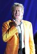 Rod Stewart en una actuación