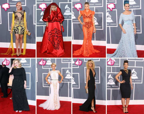 Nicki Minaj, Fergie, Katy Perry, Adele Adkins - Aciertos y desaciertos en la alfombra roja de los Grammy 2012 Nicki Minaj, Fergie, Katy Perry, Adele Adkins - Aciertos y desaciertos en la alfombra roja de los Grammy 2012