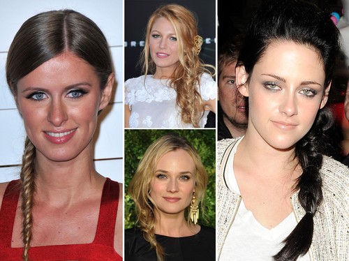 Blake Lively, Nicky Hilton, Kristen Stewart, Diane Kruger - Las estrellas se han apuntado a la tendencia de las trenzas de lado. Blake Lively, Nicky Hilton, Kristen Stewart, Diane Kruger - Las estrellas se han apuntado a la tendencia de las trenzas de lado.